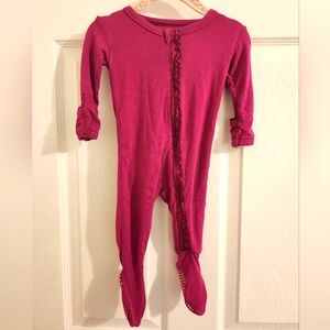 Kickee Pants Ruffle Zip Footie